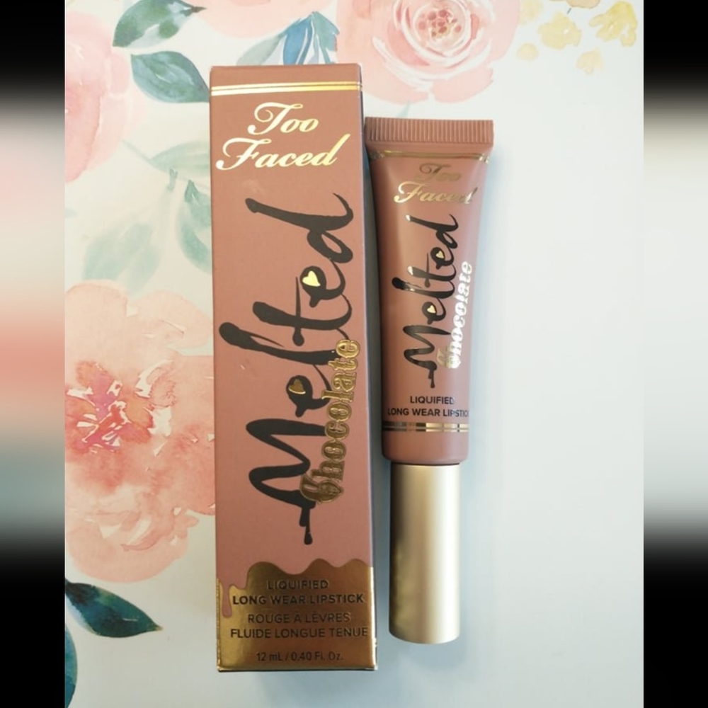 Too Faced Melted Chocolate Liquified Longwear Liquid Lipstick In Chocolate Honey